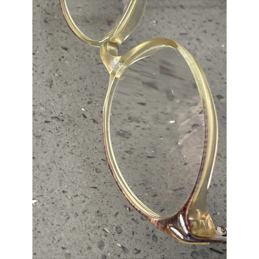 Bella Italia eyeglass frames ONLY 216 SKY 52-17-135 Full rim oval vintage